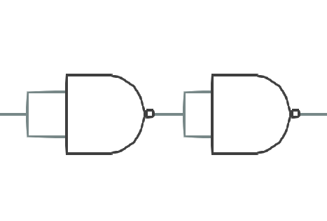 NAND gate logic symbol diagram