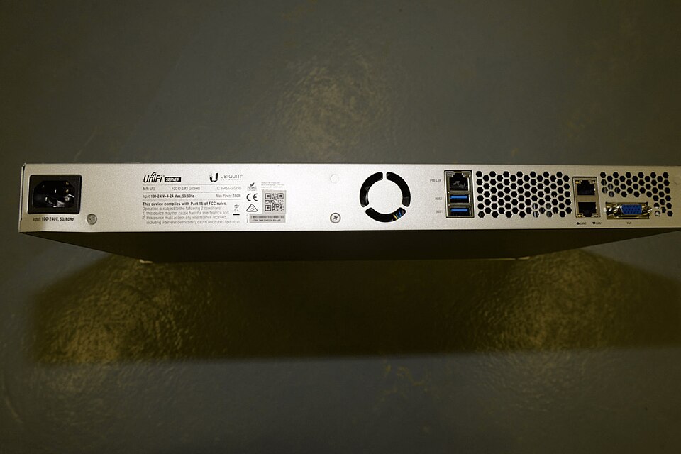 router with labeled ports
