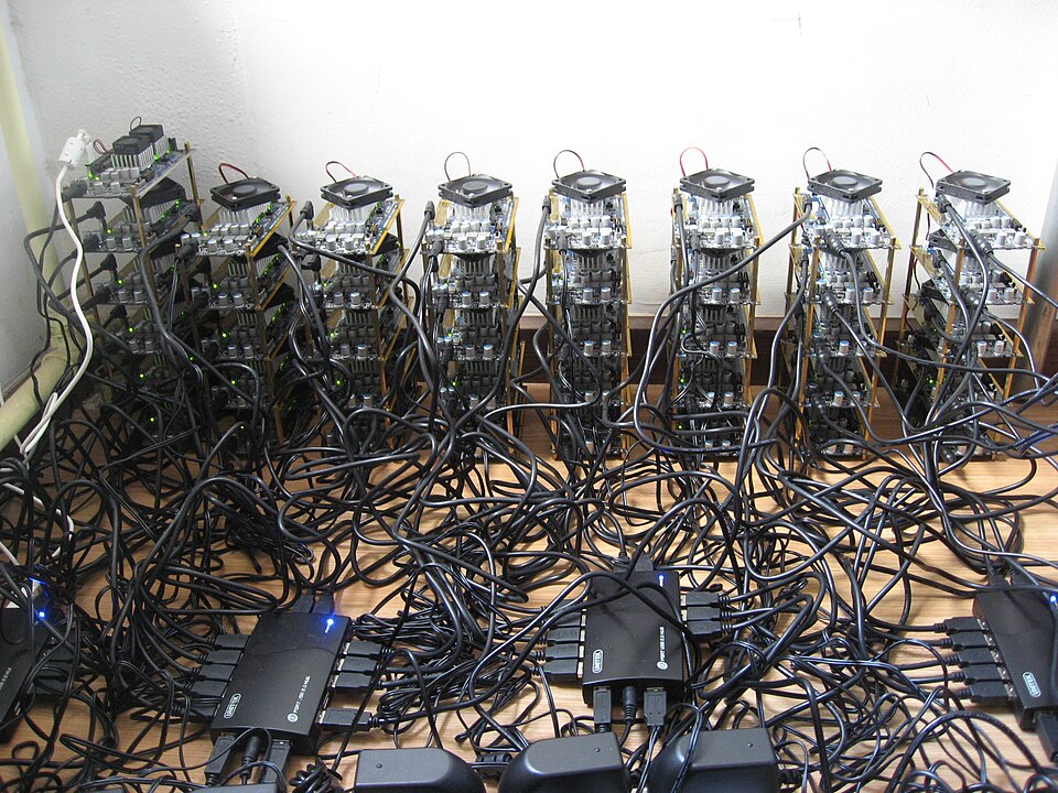 Bitcoin mining hardware**
