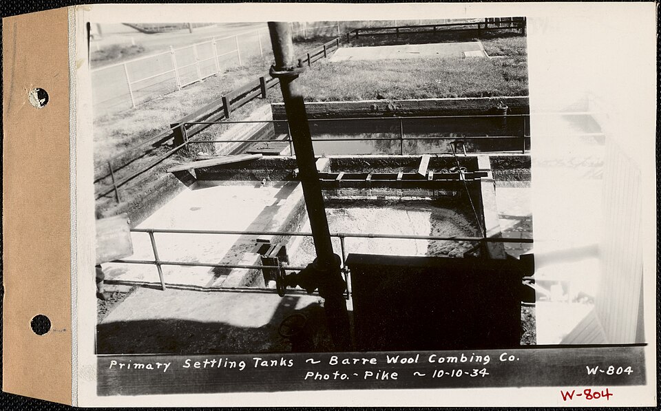 water sedimentation tank diagram