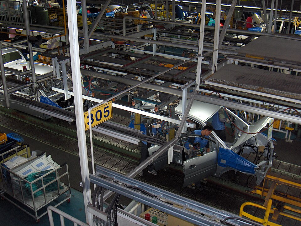 assembly line diagram**