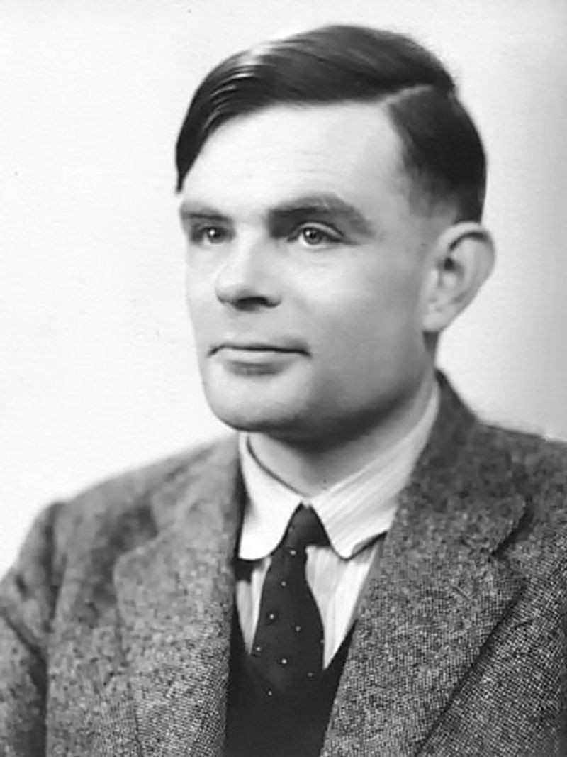 Alan Turing portrait