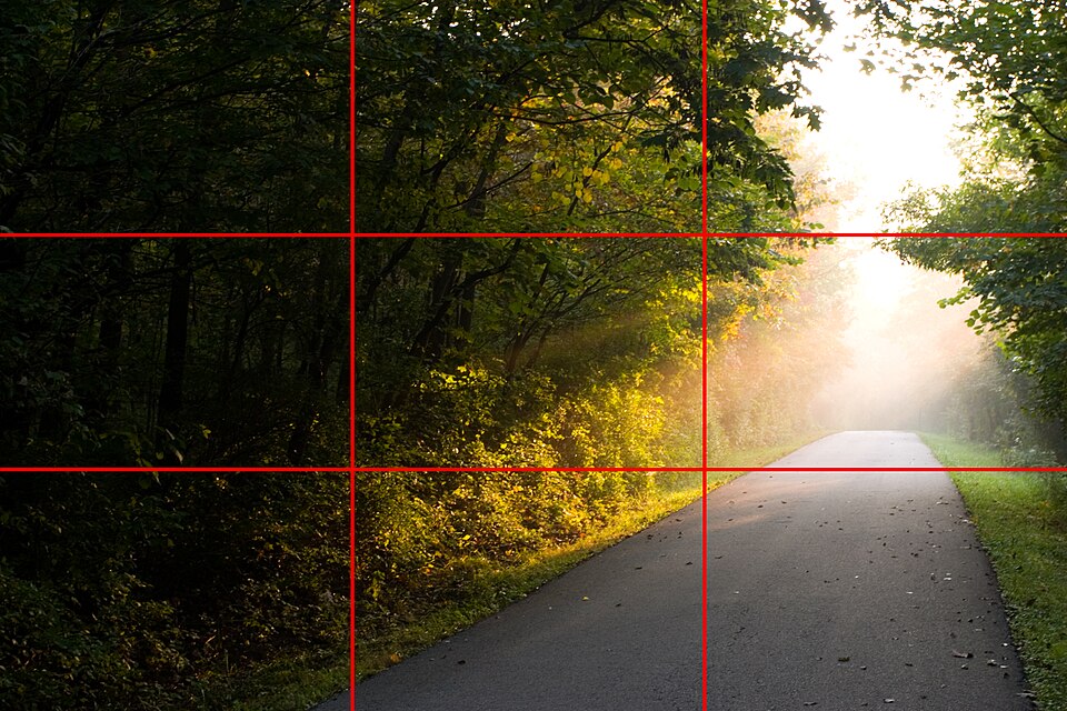 rule of thirds grid**