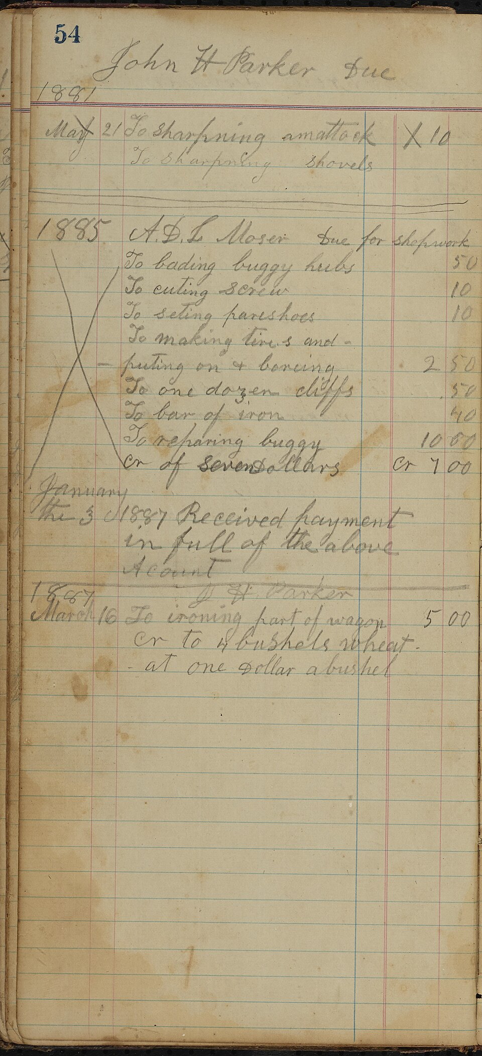 accounting ledger book