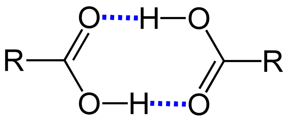 carboxylic acid hydrogen bonding**