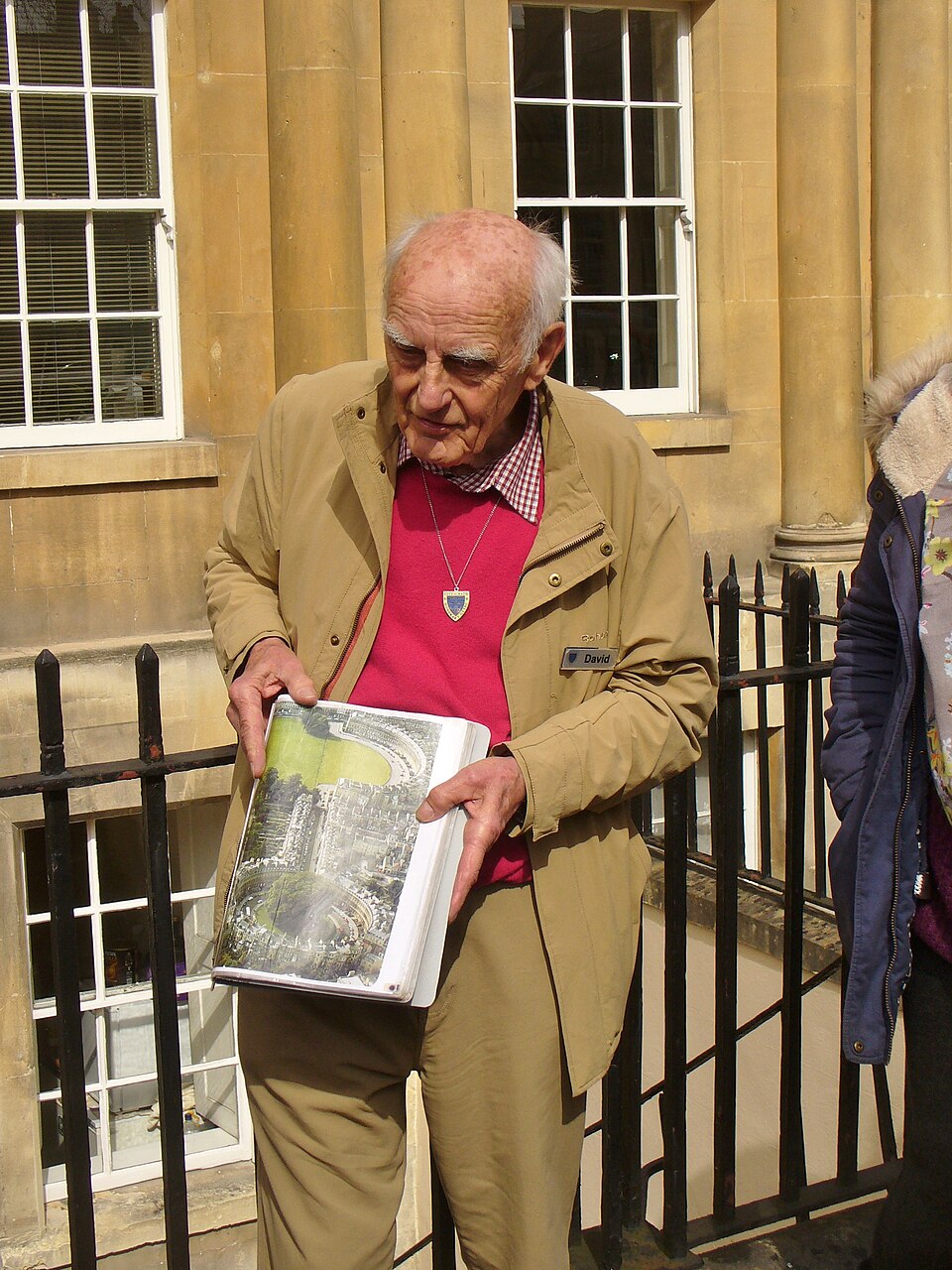 tour guide with map