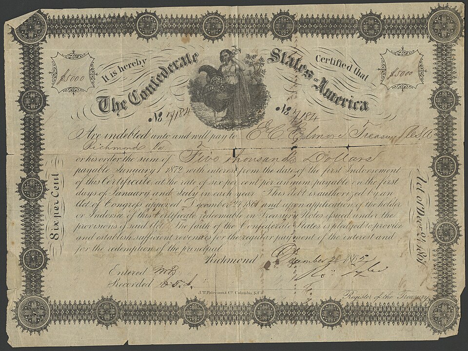 bond certificate example