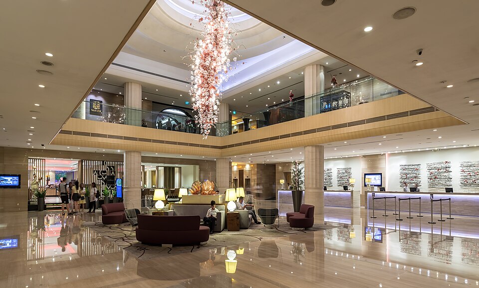 hotel reception desk