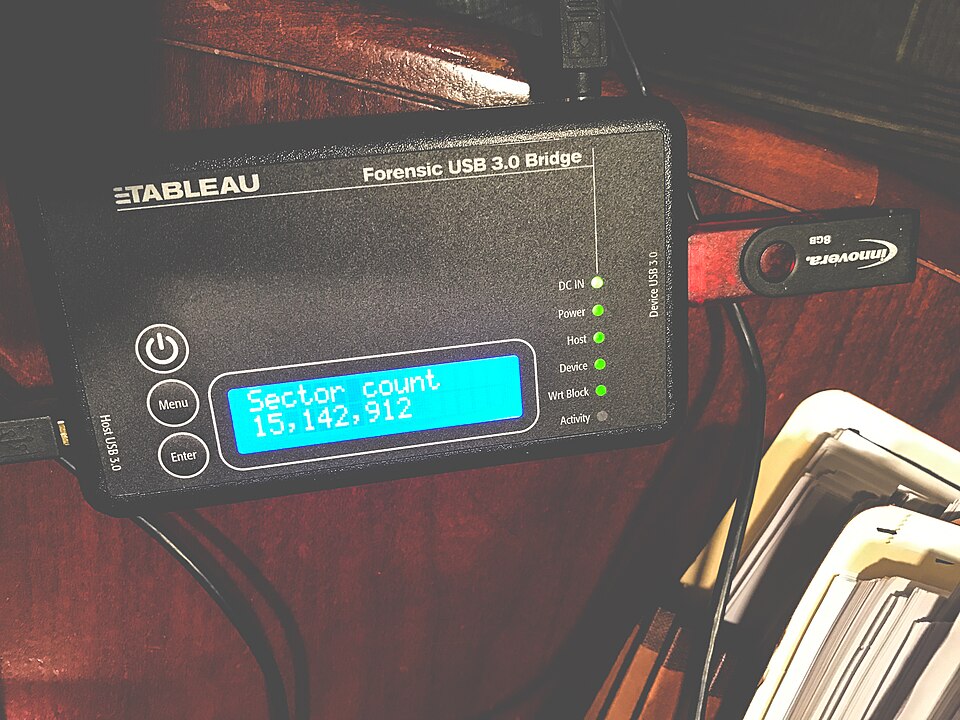 forensic write-blocker device**