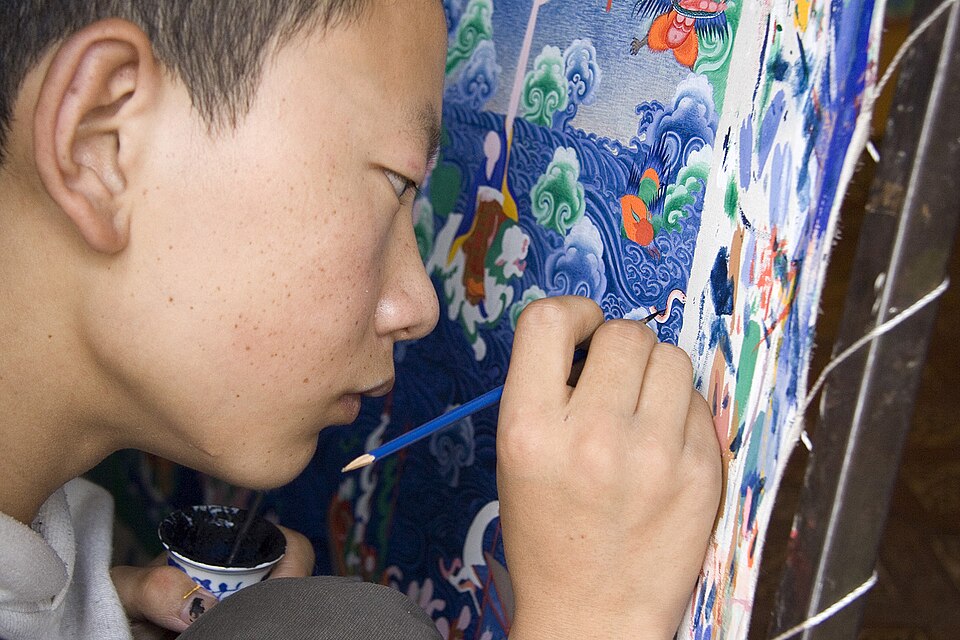 Thangka painting**