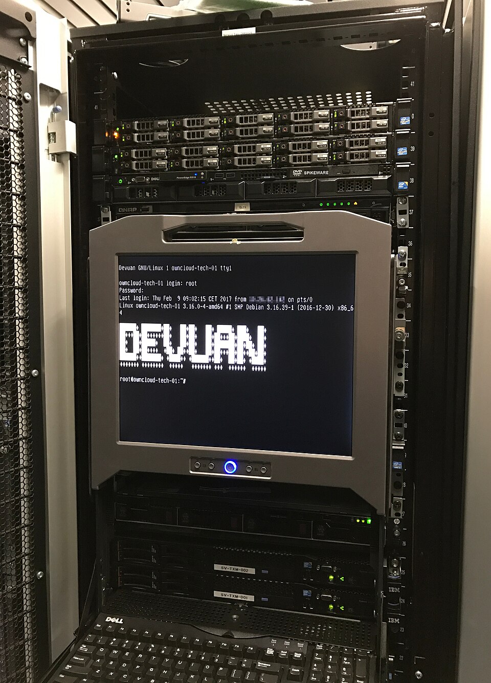 cloud server rack