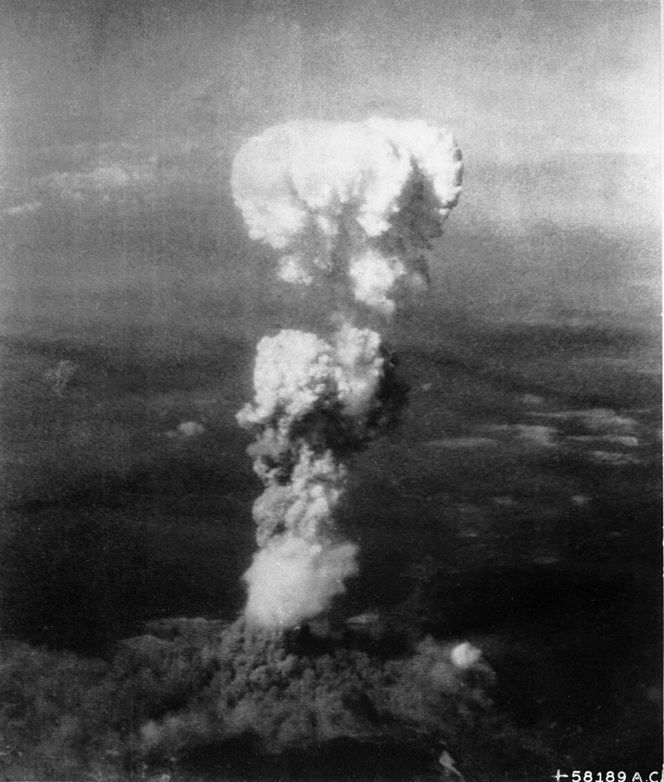 Atomic bomb mushroom cloud