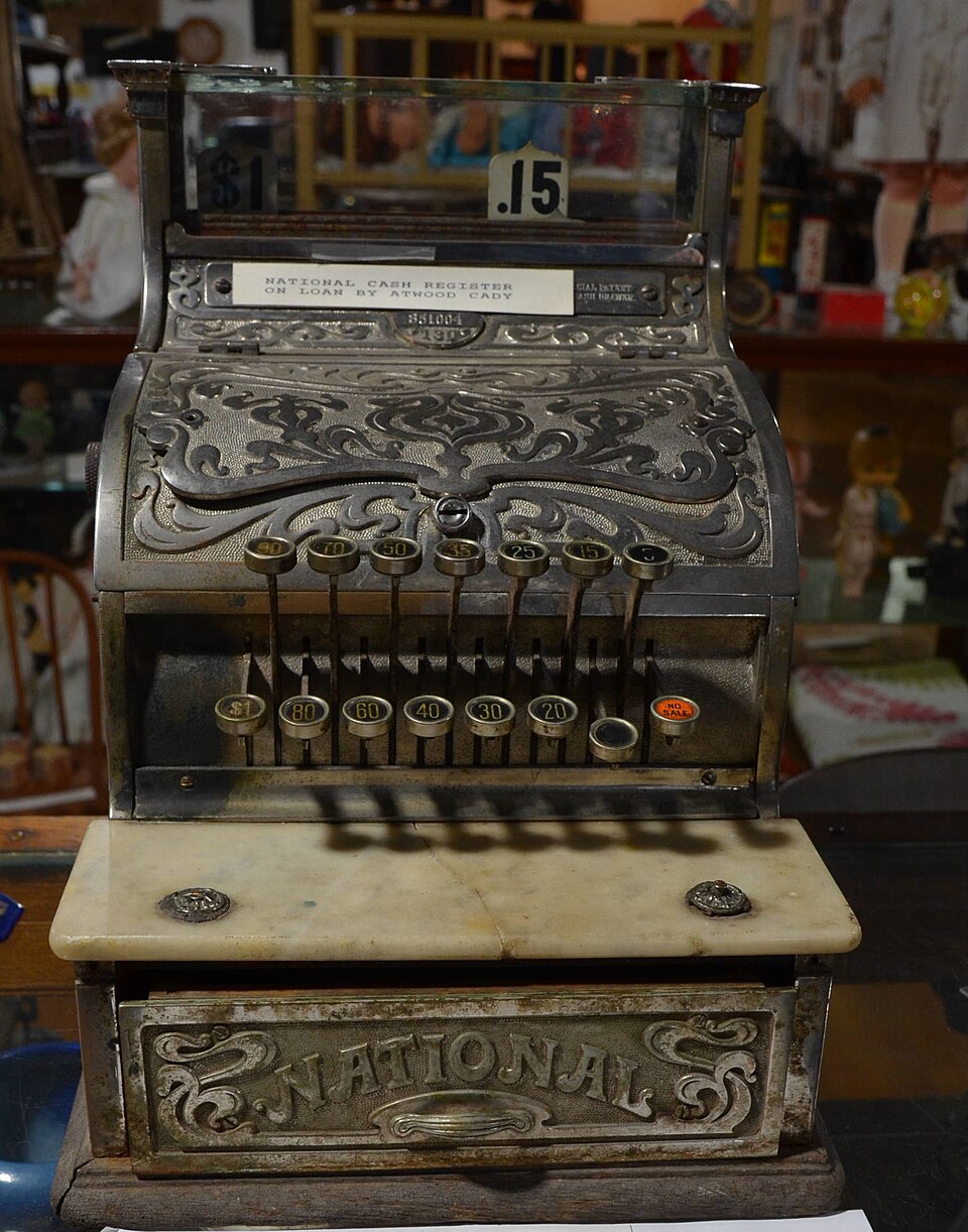 cash register machine**