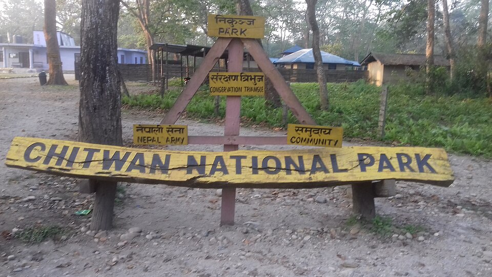 Chitwan National Park labelled diagram