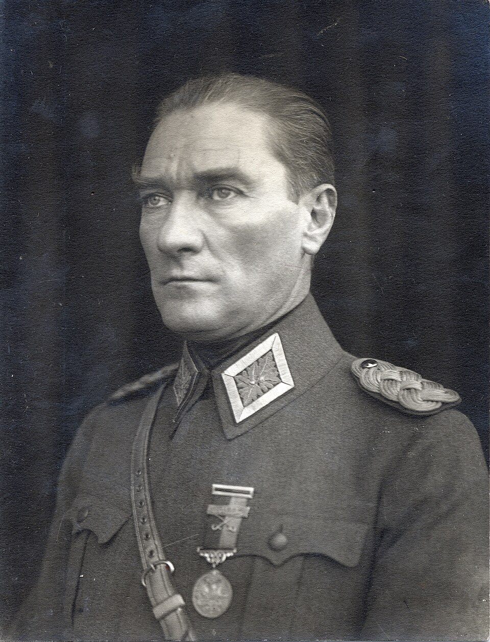 Mustafa Kemal Atatürk in military uniform