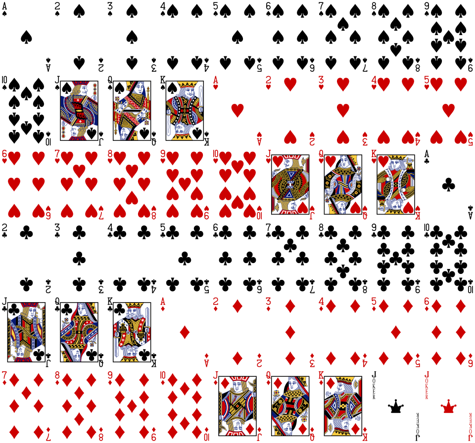 deck of playing cards