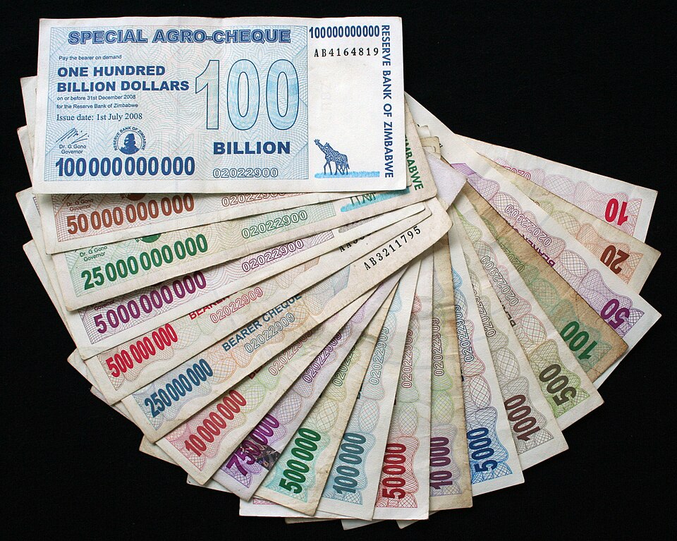 hyperinflation in Zimbabwe**