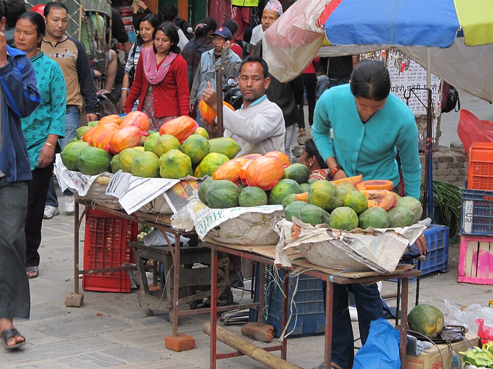 “Kathmandu street market”