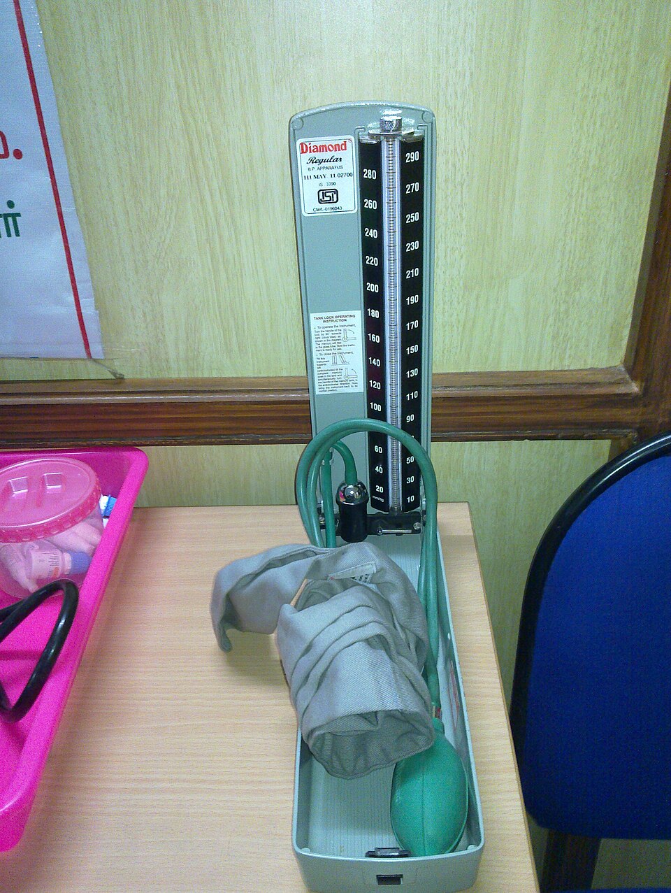 sphygmomanometer (BP apparatus)**
