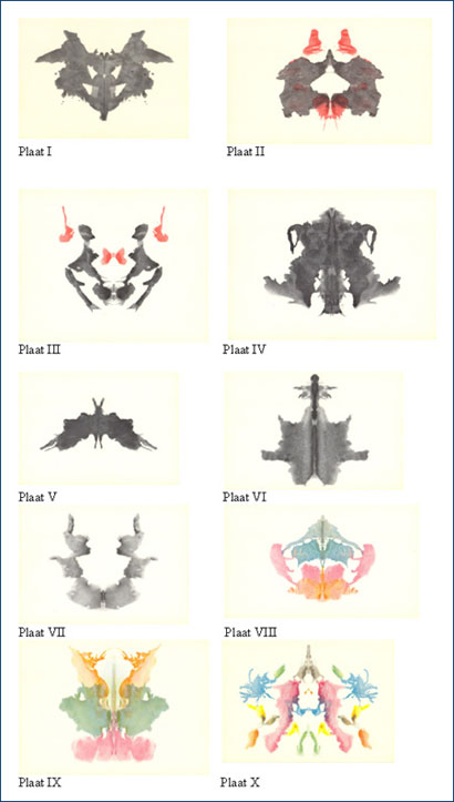 Rorschach inkblot test labelled**