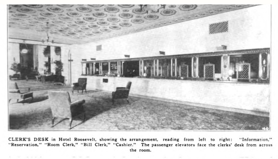 hotel front desk