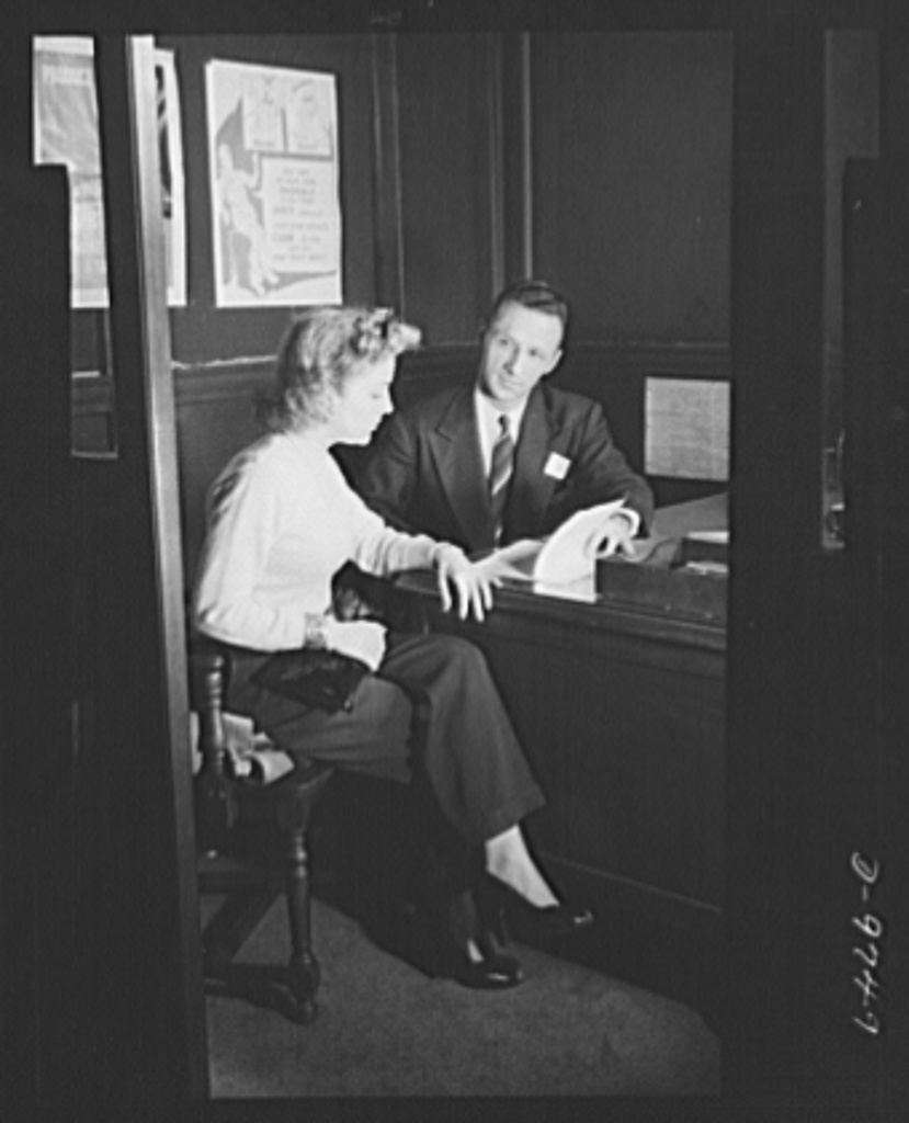 job interview in office